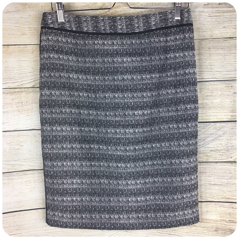 Liz Claiborne Tweed Textured Pencil Skirt S: 6